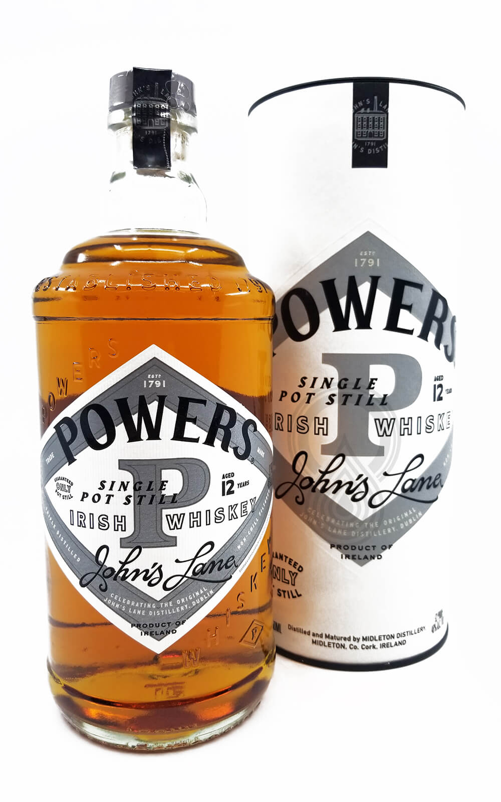 Product Detail  Powers Whiskey 12 Years Old John's Lane Single Pot Still  Irish Whiskey