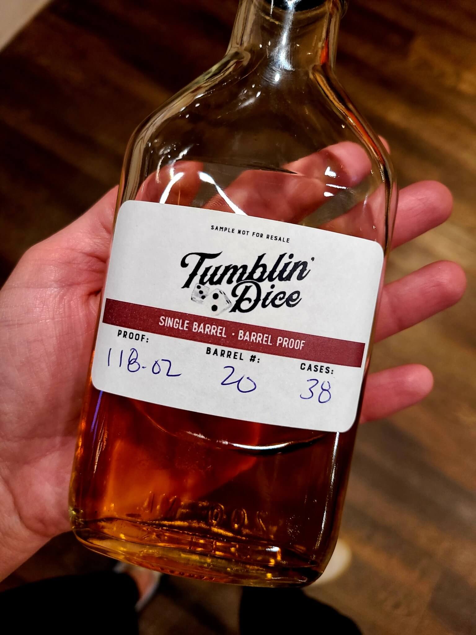 Tumblin' Dice Bourbon Single Barrel Pick How & Why First Fill