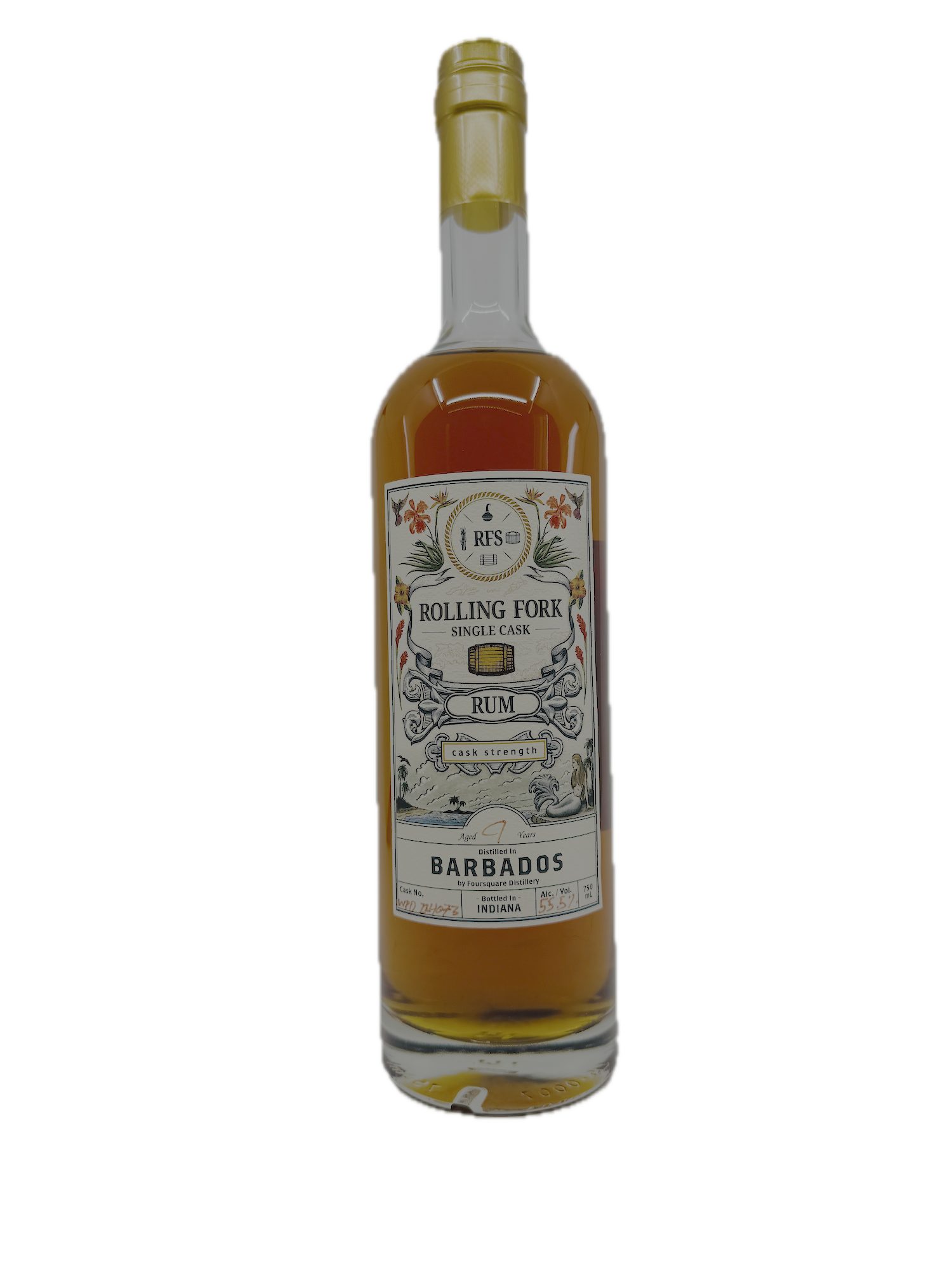 Rolling Fork Single Cask Foursquare Barbados 9 Year Rum