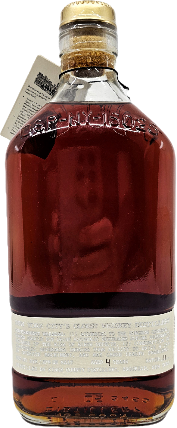 Kings County Distillery Barrel Strength Empire Rye