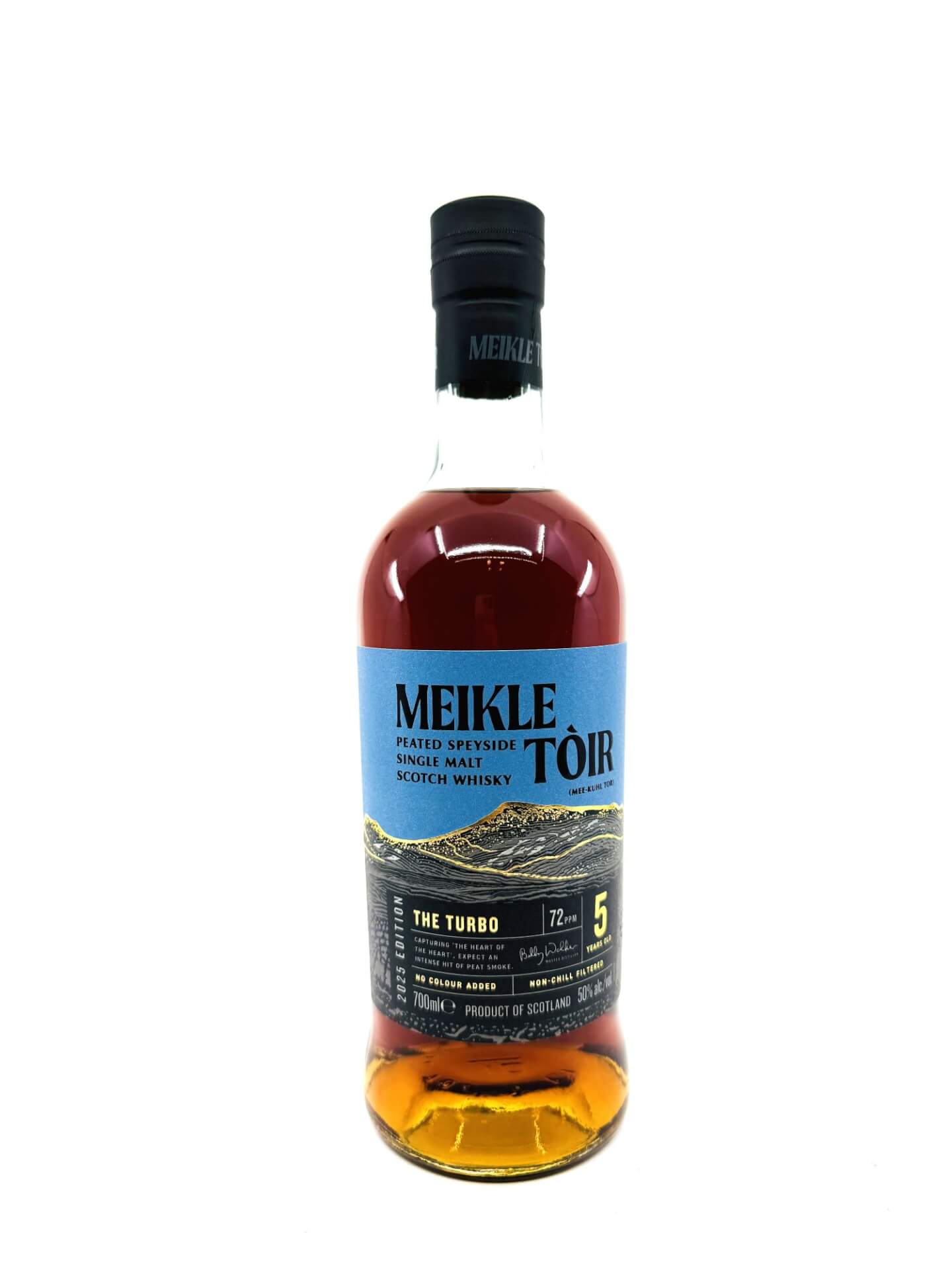 Meikle Toir 'The Turbo' 5YR Peated Single Malt Scotch