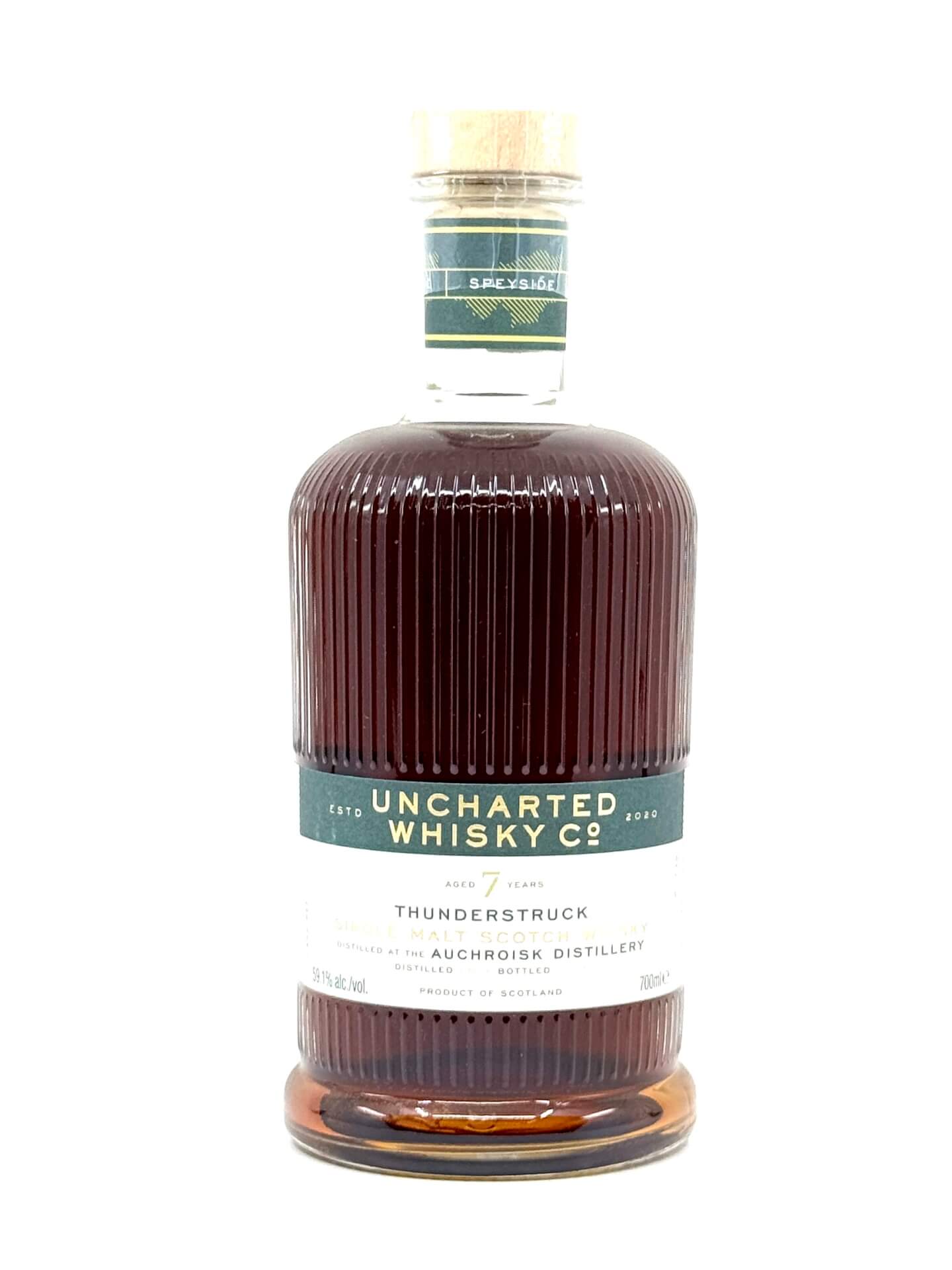 Uncharted Auchroisk 'Thunderstruck' 7YR Single Malt Scotch