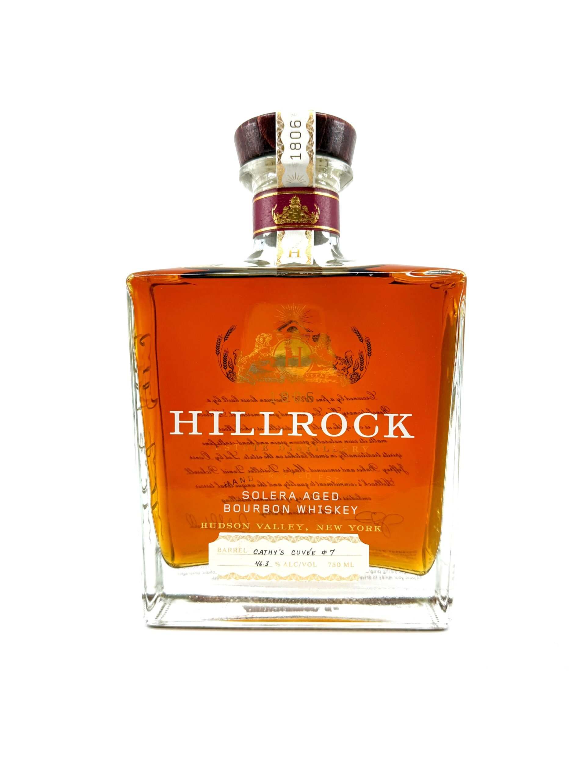 Hillrock Solera Aged Bourbon Cathy's Cuvee Finish