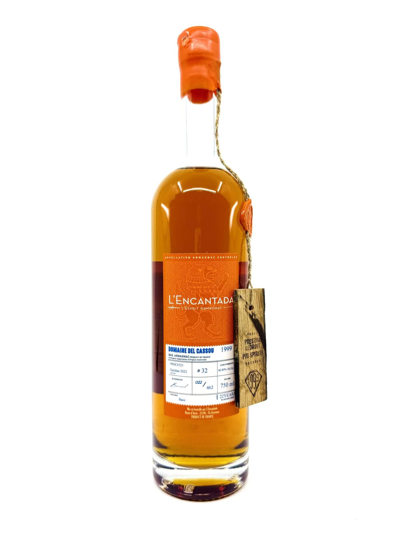 L'Encantada Domaine Del Cassou 1999 Armagnac Cask #32
