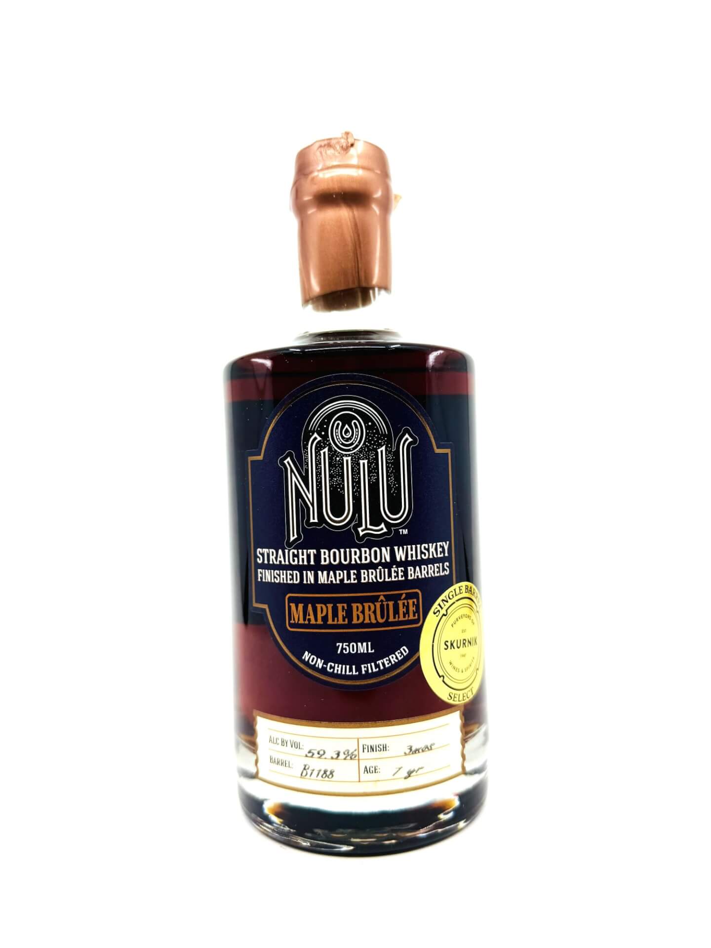 Nulu 7 Year Bourbon Finished in Maple Brulee Barrels - 9th Floor Pick