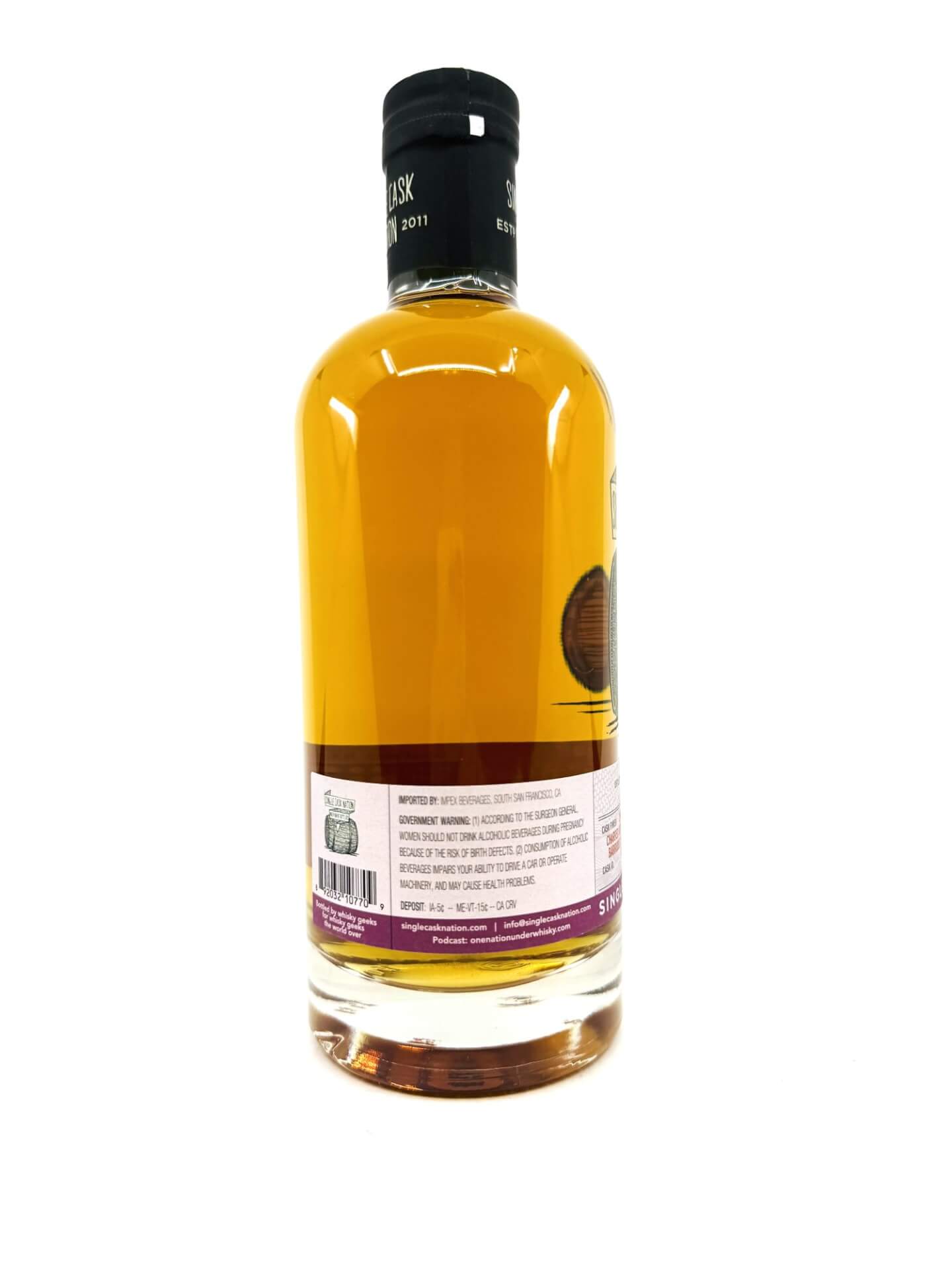 Single Cask Nation Teaninich 15YR Single Malt Scotch