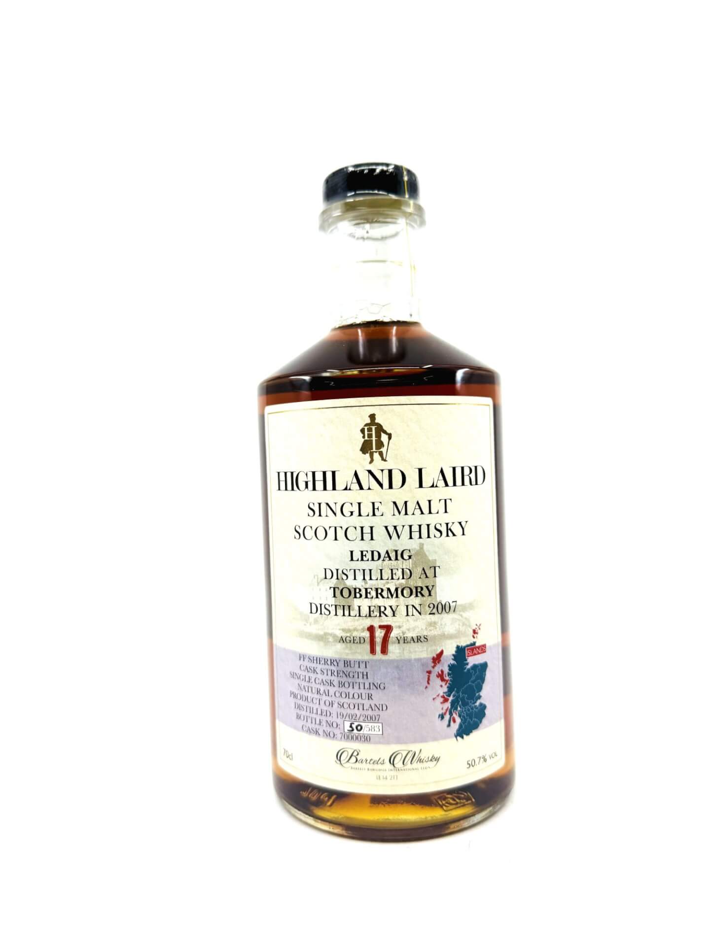 Bartels Highland Laird Ledaig 17YR Single Malt Scotch