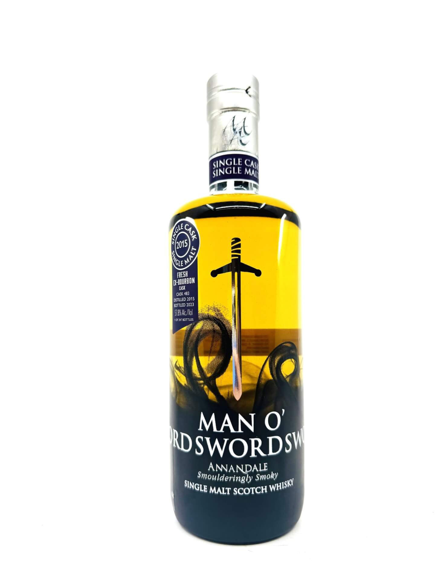 Annandale Man O'Sword Single Cask 483 Single Malt Scotch