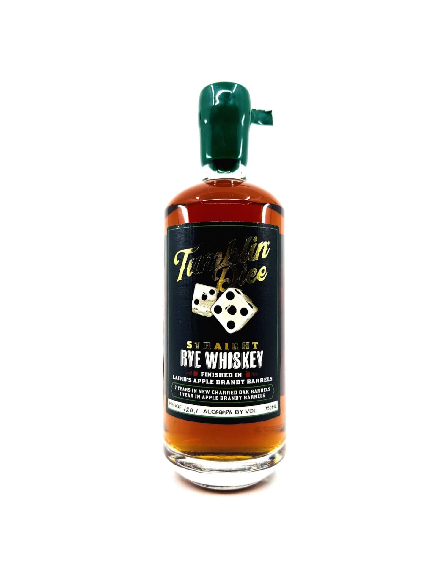 Tumblin' Dice Straight Rye Laird's Apple Brandy Finish