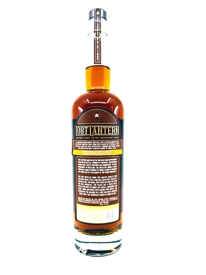 Lost Lantern Copperworks Distilling Washington Single Malt