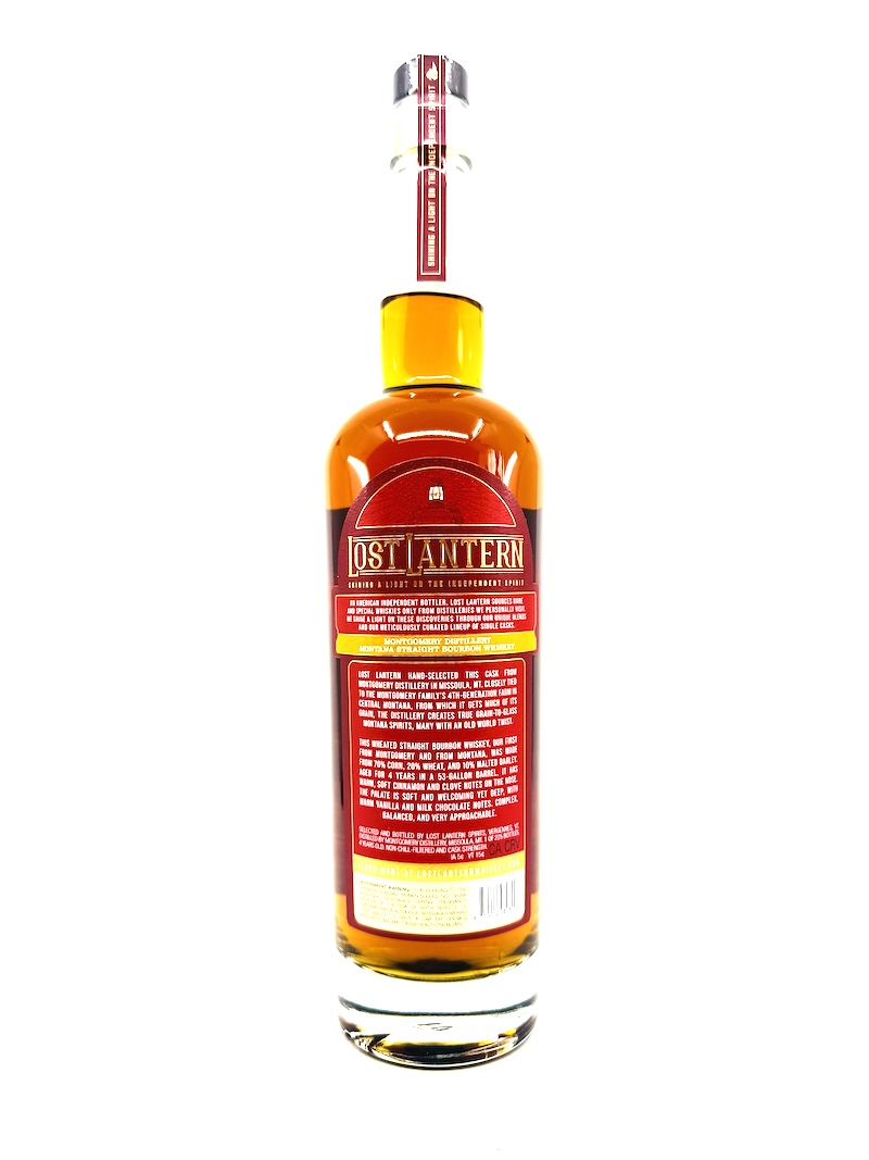 Lost Lantern Montgomery Distillery Montana Straight Bourbon
