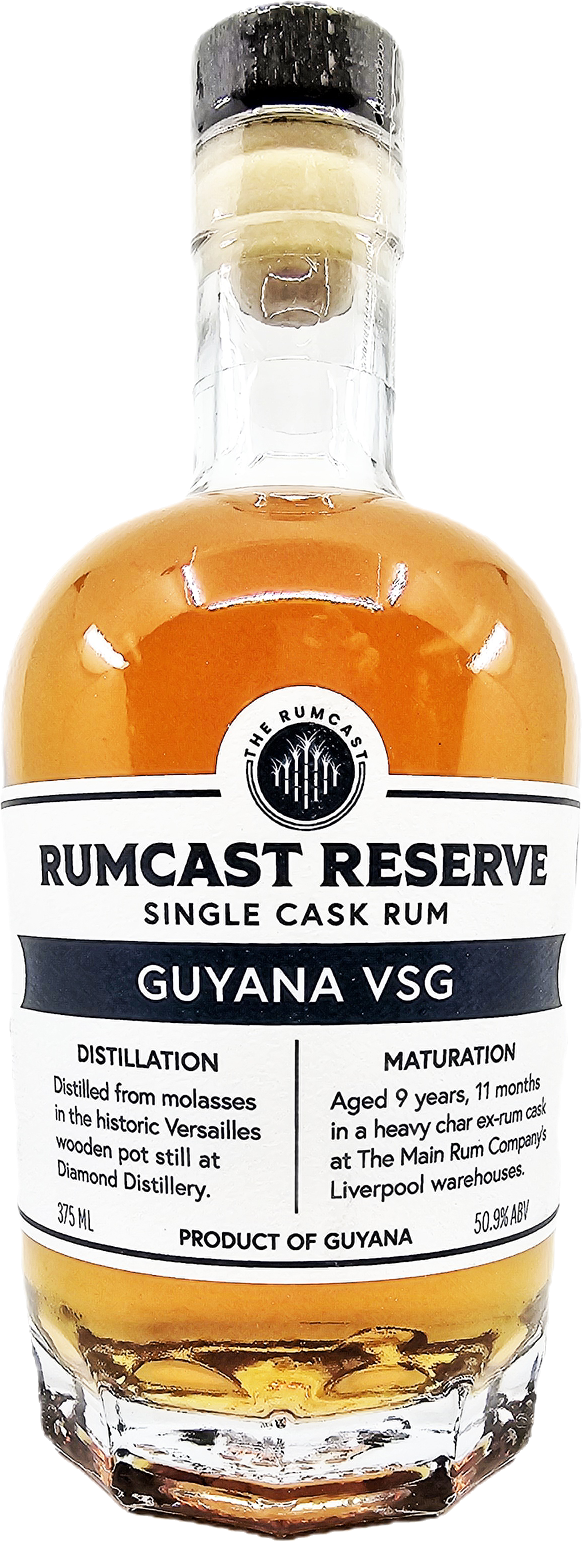 Rumcast Reserve Guyana VSG 9YR Single Cask Rum