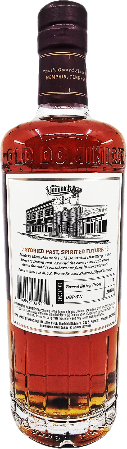 Old Dominick Single Barrel 7YR Wheat Whiskey
