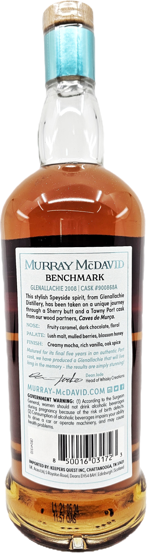 Murray McDavid Glentauchers Koval Bourbon Finish 17YR Single Malt Scotch