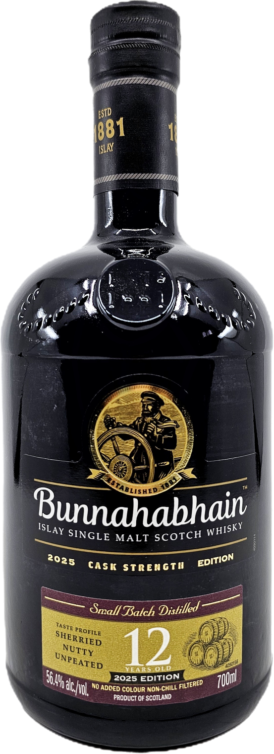 Bunnahabhain 12YR Cask Strength 2025 Edition Single Malt Scotch