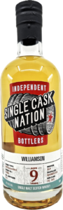 Single Cask Nation Williamson 9YR Single Malt Scotch