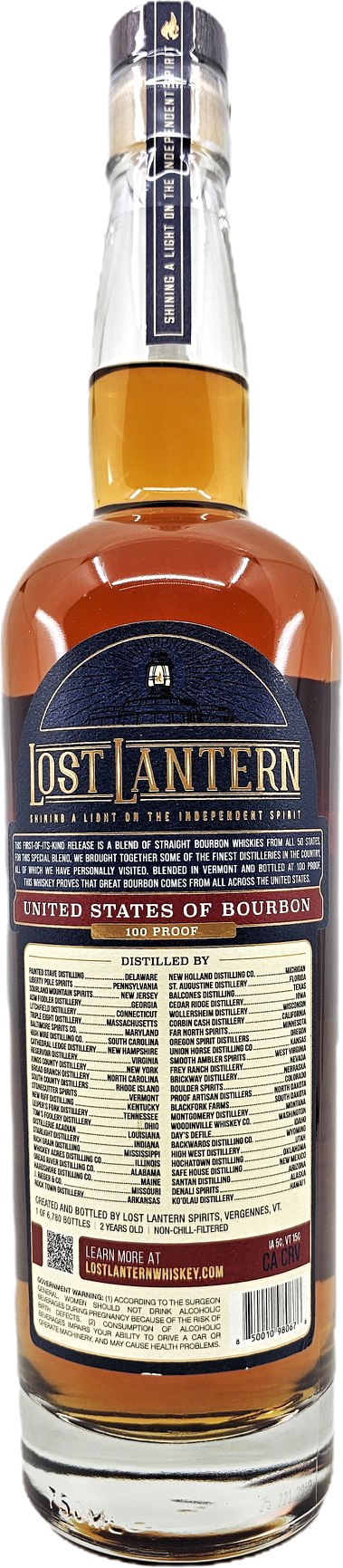 Lost Lantern United States of Bourbon 100 Proof