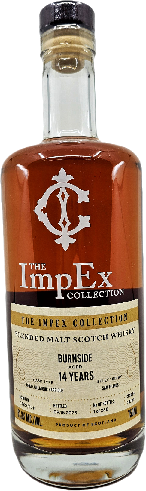 The ImpEx Collection Burnside 14YR Blended Malt Scotch