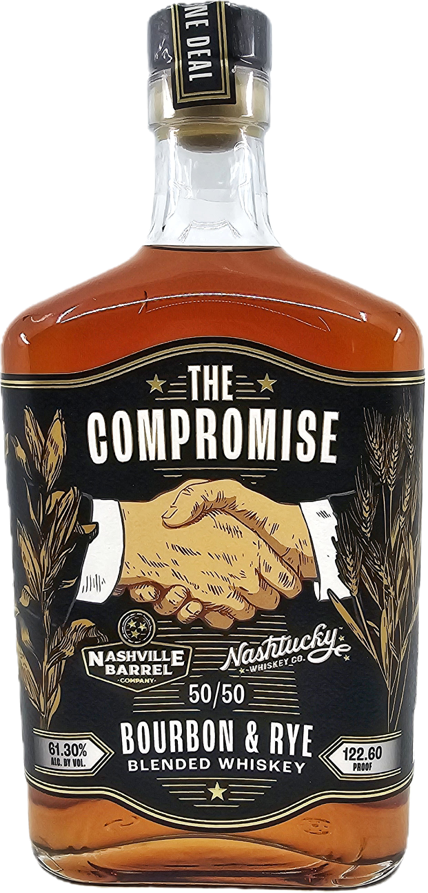 Nashville Barrel Co. The Compromise 50/50 Bourbon & Rye Blended Whiskey