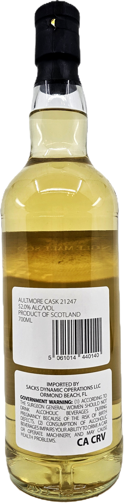 Creetown Distillers 13YR Aultmore Single Malt Scotch