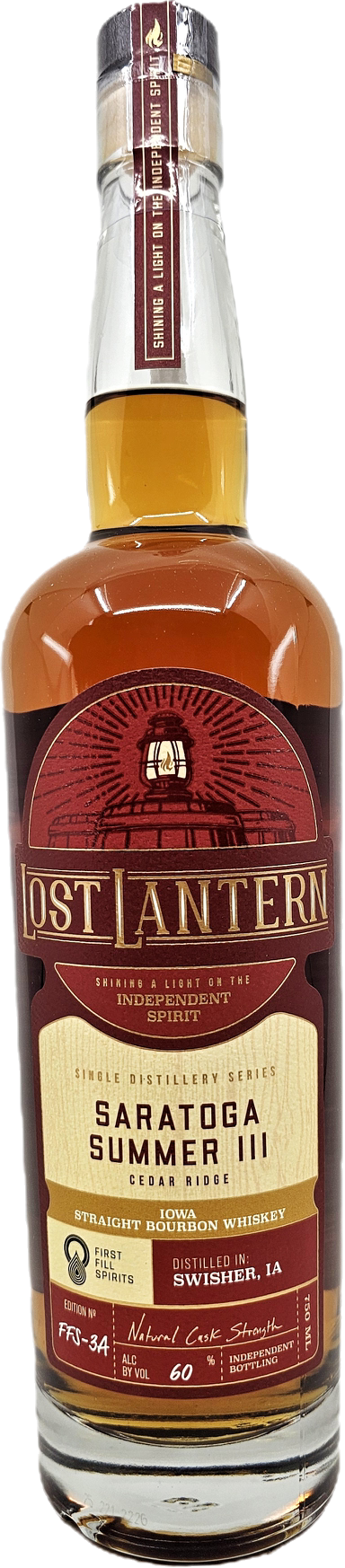 Lost Lantern 'Saratoga Summer III' Cedar Ridge Straight Bourbon