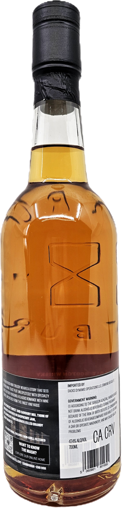 Holyrood Distillery Noir Collection Burgundy Single Malt Scotch