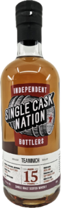 Single Cask Nation Teaninich 15YR PX Finish Single Malt Scotch